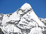 17 Triangle Close Up As Trek Nears Shishapangma Advanced Base Camp